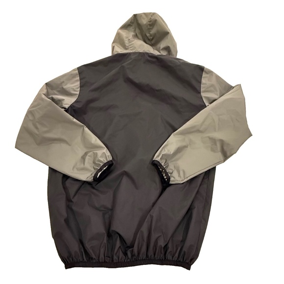 HotSuit Full Zip Hooded Sauna Sweat Jacket Men's Size Small Grey/Black - Picture 7 of 7